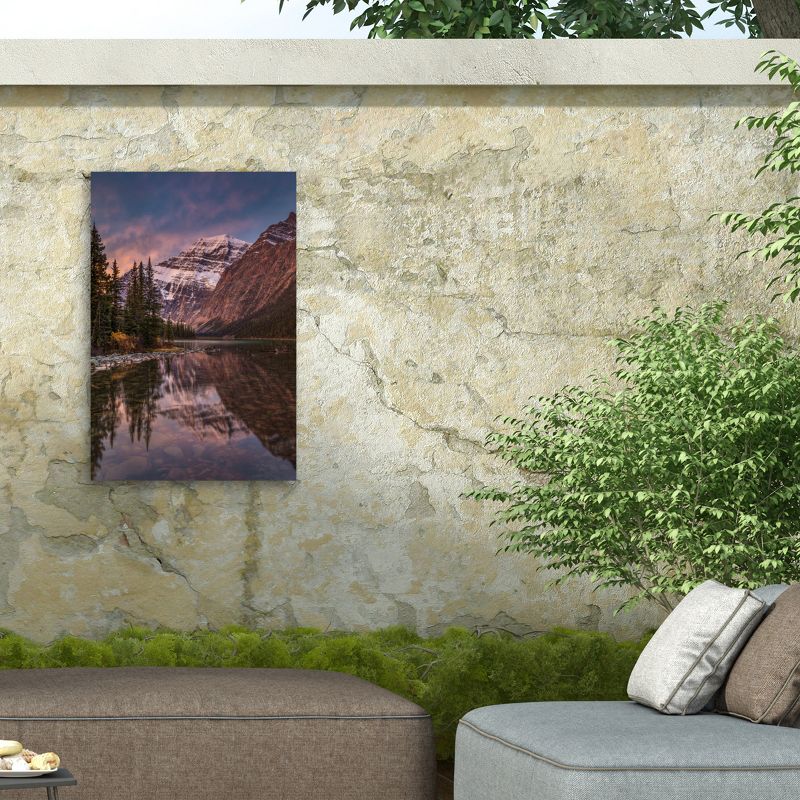 Pierre Leclerc Dramatic Mount Edith Cavell Outdoor Canvas Art, 5 of 8