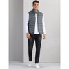 Lars Amadeus Men's Casual Stand Collar Zip Up Sleeveless Winter Vest - 2 of 4