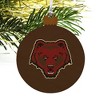 Brown University Primary Logo Wood Christmas Tree Holiday Ornament - 4 of 4