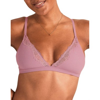 Adore Me Women's Rib Wireless Triangle Bralette