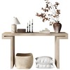 60'' Console Table Entryway Table Sofa Side Table Accent Table, Vintage Distressed, Farmhouse, Rustic - ModernLuxe - 3 of 4