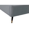 Manhattan Comfort Crosby Modern Velvet Upholstered Bed - 4 of 4