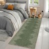 2x6 Hallway Runner Rug Low Pile Machine Washable Rugs Modern Stripe Geometric Foldable Minimalistic Carpet with Rubber Backing for Entryway Hallway - 4 of 4