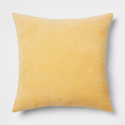 Modern Tufted Square Throw Pillow Summer Wheat - Threshold™