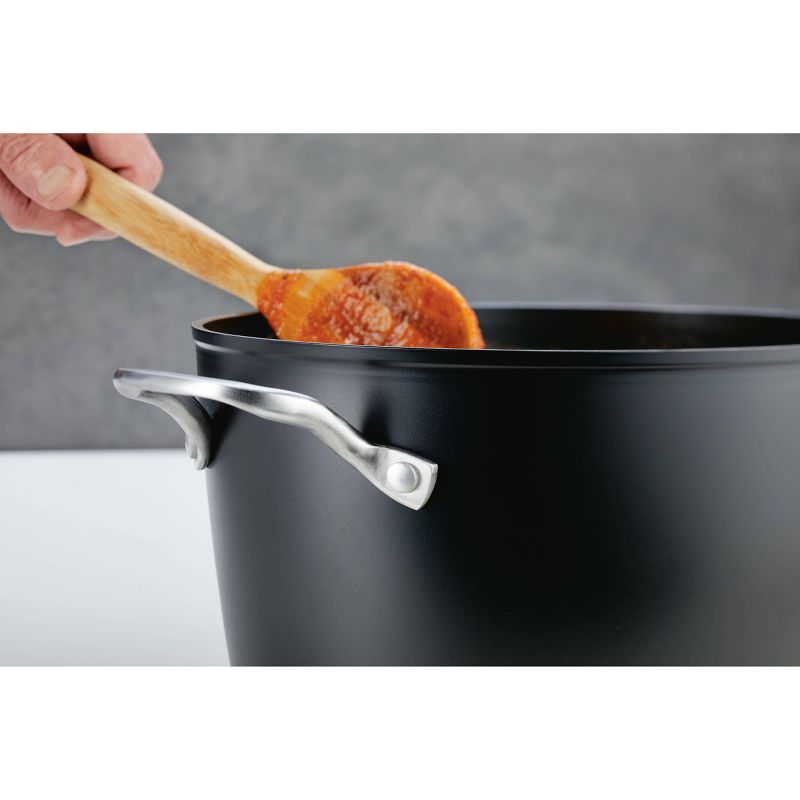 KitchenAid Hard-Anodized Induction 8qt Nonstick Stockpot with Lid, 4 of 15