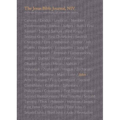 The Jesus Bible Journal, John, Niv, Paperback, Comfort Print - by  Zondervan