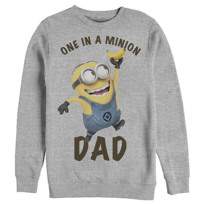Men's Despicable Me Dave One in a Minion Dad Sweatshirt