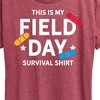 Women's - Instant Message - Field Day Survival Shirt Short Sleeve Graphic T-Shirt - 2 of 4