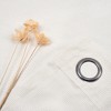 Ellis Curtain Serenity Grommet Top Grommet Top Pairs - 80x84, Natural - 3 of 4