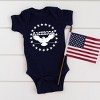 The Juniper Shop America Circle Stars Baby Short Sleeve Bodysuit - 3 of 4