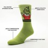 The Grinch Hated Christmas Mens Athletic Crew Socks 3 Pack - 2 of 4