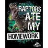 Boy's Jurassic World Raptors Ate My Homework T-Shirt - 2 of 4