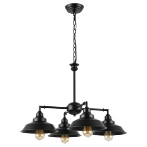 Westlyn 4 Light 27" Chandelier - CHA4048 - Black - Safavieh - 1 of 4