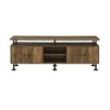 Acme Furniture Ensata Ii TV Stand for TVs up to 60" Rustic Oak/Black Finish - 3 of 4