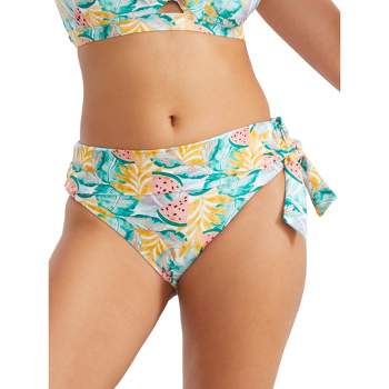 Birdsong Women's Retro Full Bikini Bottom - S20179 3xl Charmed Romance :  Target