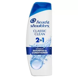 Head & Shoulders Classic Clean Anti-Dandruff 2-in-1 Paraben Free Shampoo and Conditioner - 12.5 fl oz
