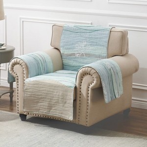 Greenland Home Fashions 1512AFPA Maui Arm Chair Furniture Protector, 81x81 Inch - 1 of 3