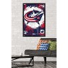 Trends International NHL Columbus Blue Jackets - Maximalist Logo 23 Framed Wall Poster Prints - 2 of 4