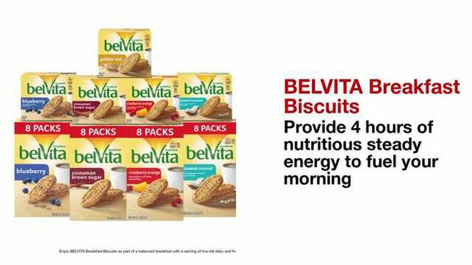 belVita Golden Oat Breakfast Biscuits - 12ct, 2 of 21, play video