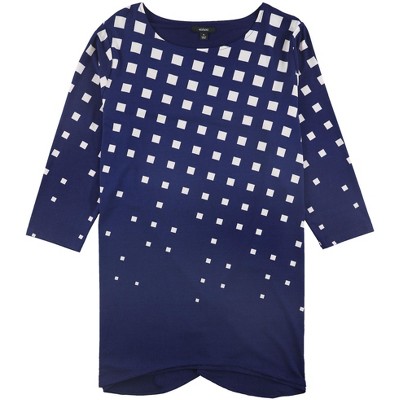 Alfani Womens Swing Pullover Blouse
