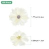 Unique Bargains Small Silk Artificial Daisy Flower Heads Wedding Party Decoration 100 Pcs - 3 of 4