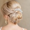 Unique Bargains Women's Fashion U-shaped Faux Pearls Decorative Hairpin 1 Pc - 2 of 4