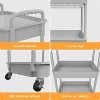 Belffin Rolling Utility Cart with Drawer,Utility Cart Made of Multifunctional Storage Organizer Tool - 3 of 4