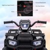 12V Kids Ride On ATV, Battery-Operated Car, Dual Speed Adjustment 1.5-2.2mph, One Button Start, LED Light, Music, USB for Toddlers - 4 of 4