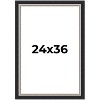 PosterPalooza | Embellished Black Picture Frame - UV Acrylic, Foam Board Backing, Hanging Hardware - 2 of 4