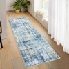 Washable Area Rug Modern Abstract Non Slip Rugs Foldable Low Pile Contemporary Indoor Carpet for Bedroom Office Kids Room Guest Room Study Room - 3 of 4