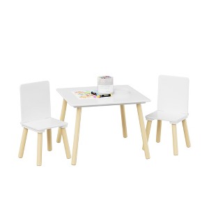 Children Kids Table And Chair Set, Kids 3-Piece Table And Chairs Set For Daycare And Classrooms, Kids Room Furniture - 1 of 4