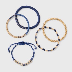 Game Day Bracelet Set 5pc - Wild Fable™ - 1 of 4