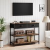 Whizmax Console Table with 2 Drawers, 3 Tier Entryway Table with Storage, Industrial Sofa Table for Living Room, Couch, Hallway, Foyer - 3 of 4
