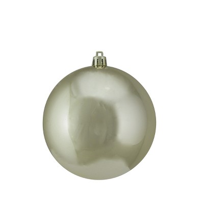 Vickerman 4" Shiny Shatterproof Christmas Ball Ornament - Champagne