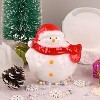 JDICTION Silicone Mold - Snowman Jar, Christmas Resin Casting Molds, DIY Trinket & Candle Jars, Jewelry Container - Home Decor - 3 of 4