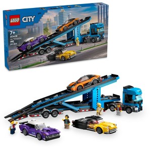 LEGO City Car Transporter Truck with Sports Cars 60408 - 1 of 3