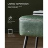 VASAGLE EKHO Collection - Bench for Entryway Bedroom, Synthetic Leather with Stitching, Ottoman Bench with Steel Legs - 3 of 4