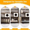 Cat Litter Box with Storage Shelves, 60 Inches Tall Hidden Litter Box, Cat Litterbox Furniture with Storage Rack, Hammock - 3 of 4