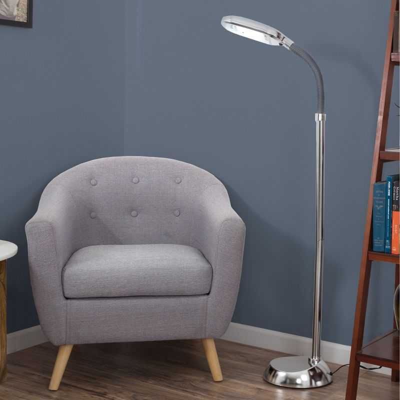 Hasting Home Floor Lamp - Full Spectrum Natural Sunlight Lamp with Bendable Neck - Reading, Craft, Studying, and Esthetician Light, 3 of 7