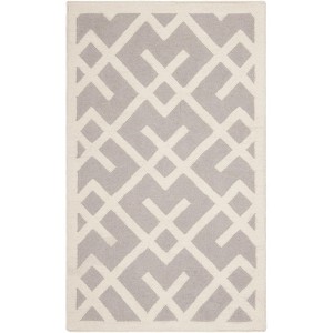 Dhurries DHU552 Hand Woven Flat Weave Indoor Rugs - Safavieh - 1 of 3