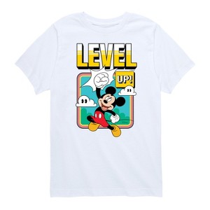 Boys' - Disney - Mickey Level Up Short Sleeve Graphic T-Shirt - 1 of 4
