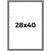 PosterPalooza | Distressed Black Picture Frame - UV Acrylic, Foam Board Backing, Hanging Hardware - 2 of 4