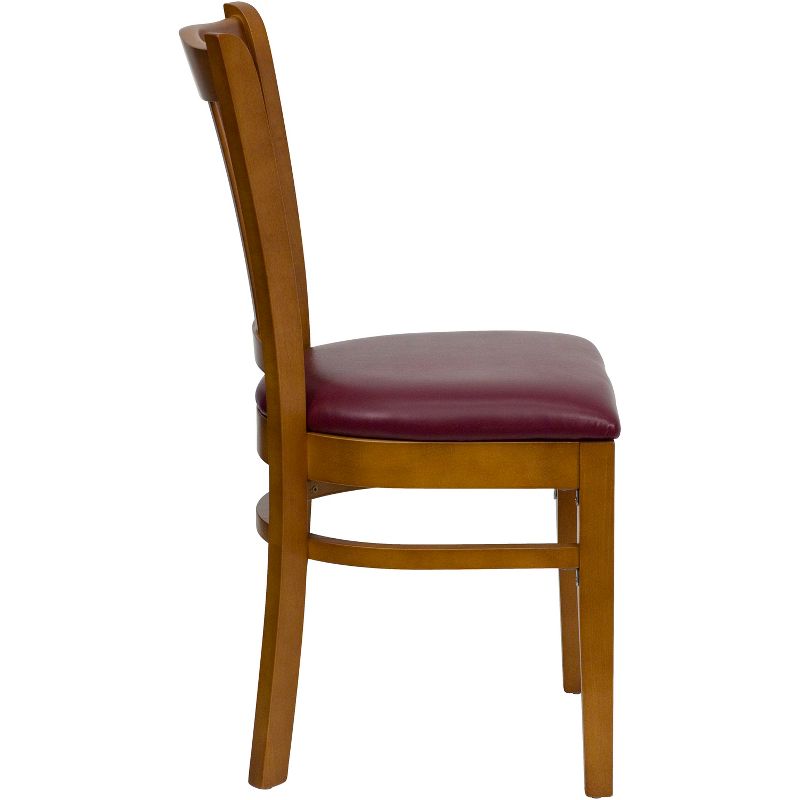 Flash Furniture Vertical Slat Back Wooden Restaurant Chair, 5 of 8