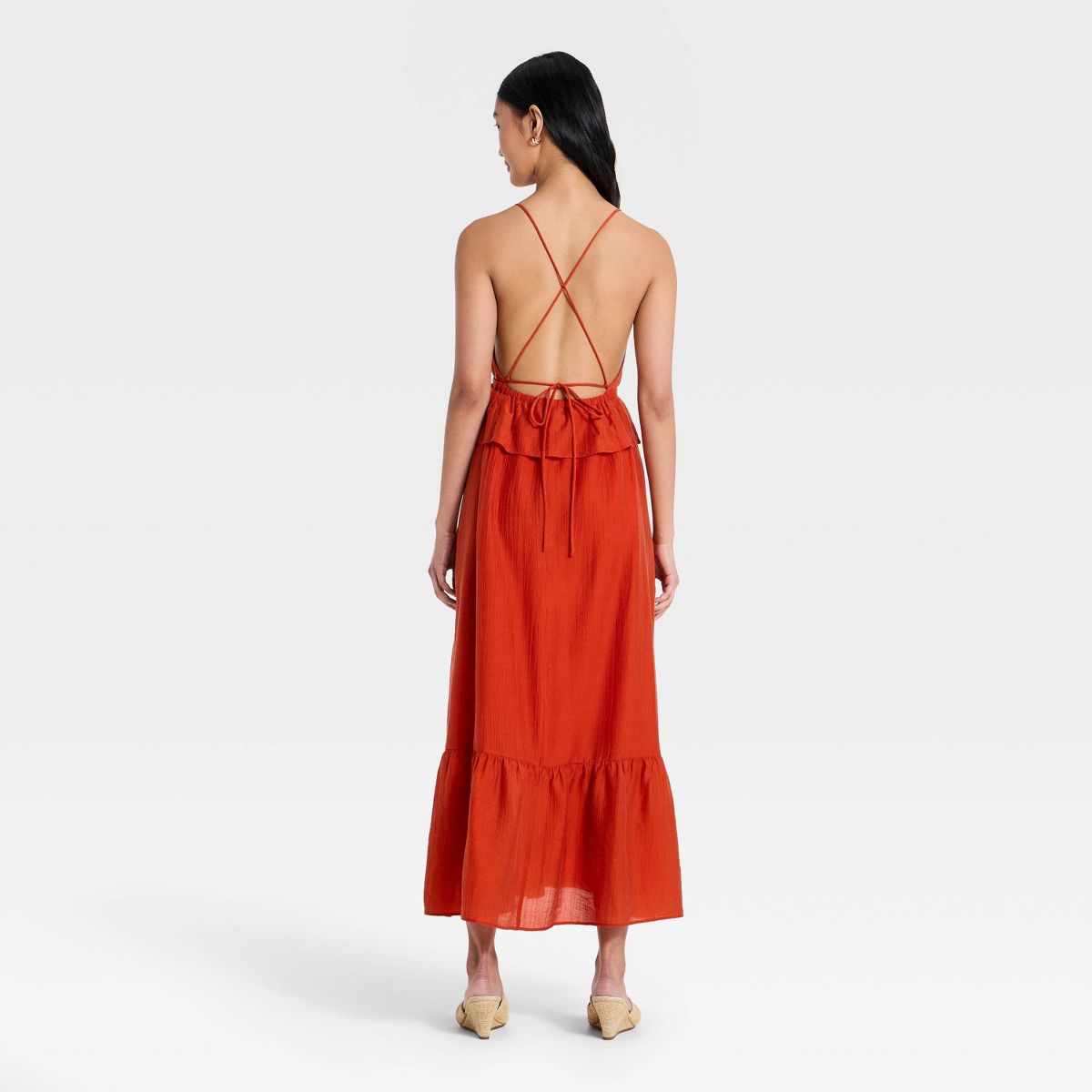 Women's Ruffle Maxi Dress - A New Day™ - thumbnail 8