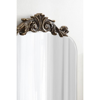 Arendahl Antique Gold Arch 20"x30" Frameless Vanity Mirror