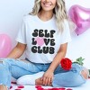 Simply Sage Market Women's Self Love Club Short Sleeve Graphic Tee - 2 of 4
