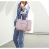 MKF Collection Valeria Vegan Leather Women's Satchel Bag with Keyring by Mia K - 4 of 4