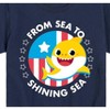 Boys' - Baby Shark - From Sea to Shining Sea Short Sleeve Graphic T-Shirt - 2 of 4