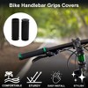 Unique Bargains Bike Handlebar Grips Covers 3.35" Black 1 Pair - 2 of 4