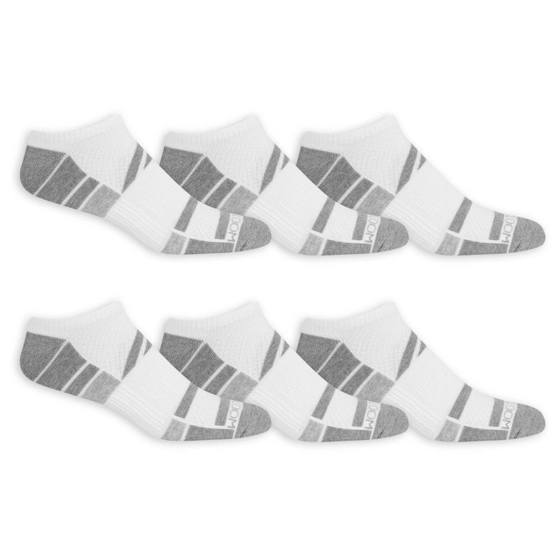Fruit of the Loom Men's 6pk Breathable Performance No Show Socks - 6-12, 5 of 8